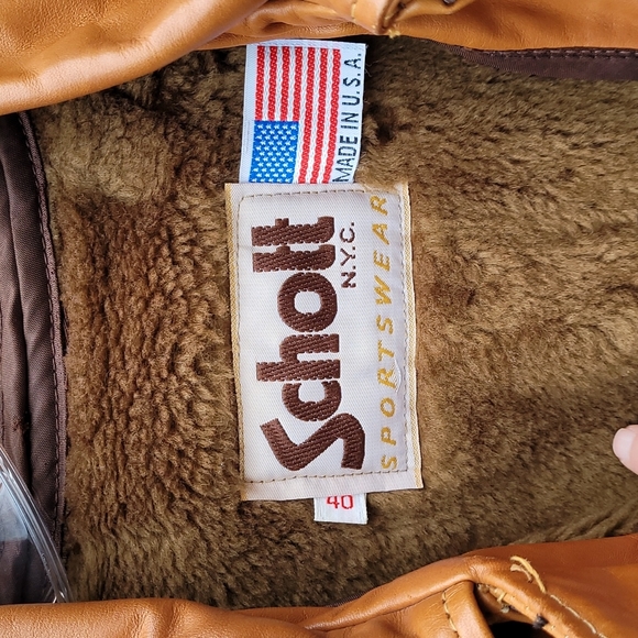 Schott NYC Vintage Leather Jacket - Picture 7 of 16